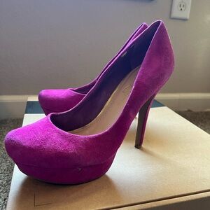Jessica Simpson Pink Suede Heels